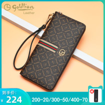 Gold Lilly Wallet Womens Long Zipper Handbag Handbag 2021 New Ladies Print Large Capacity Handbag Thin