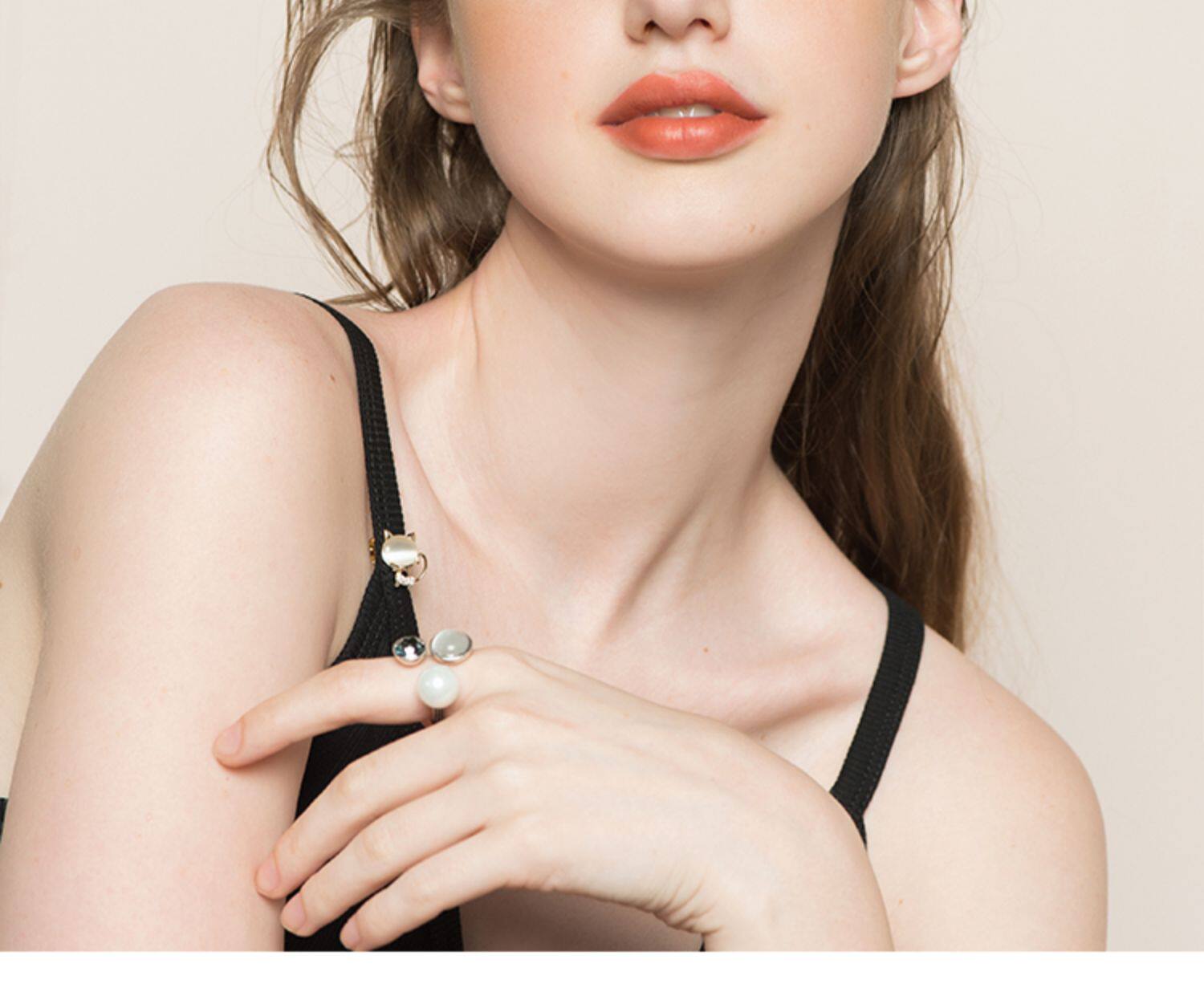 shine萱子饰品防走光胸针日系简约小别针女可爱卡通胸花迷你针扣