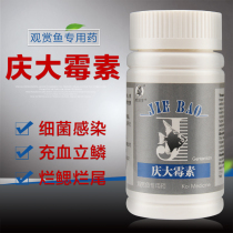 Gentamicin fish treatment Koi goldfish fried scale rotten meat rotten tail rotten fin congestion fish with oxytetracycline methyl blue