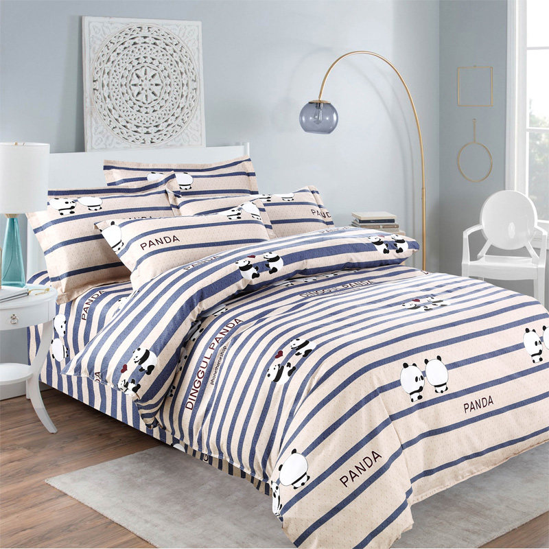 简约床上用品四件套1.2米学生