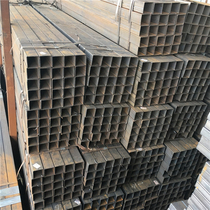 Architectural decoration square tube 20*20 specifications hot-rolled black material square tube column bracket square iron tube welded hollow tube