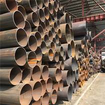 Straight welded pipe DN100 steel structure steel pipe 4 inch high frequency welded steel pipe iron pipe round pipe oil pipe profile
