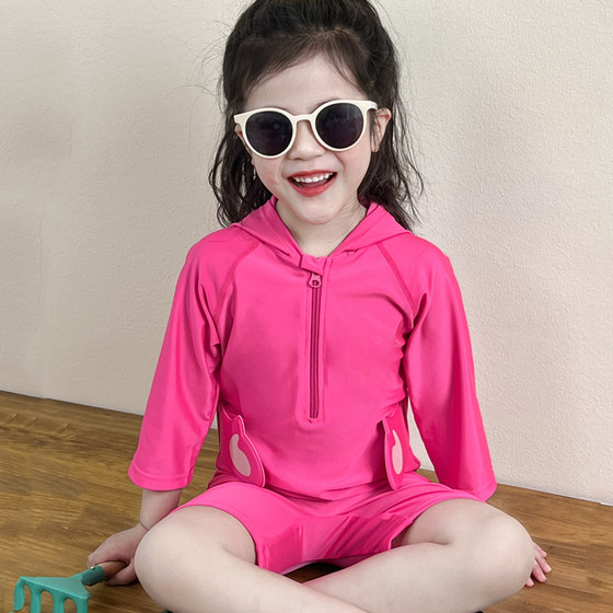 New children's swimsuit for women long sleeves and long trousers sun protection cute baby bear hot spring one-piece fashionable big girl swimsuit
New children's swimsuit for women long sleeves and long trousers sun protection cute baby bear hot spring one-piece fashionable big girl swimsuit