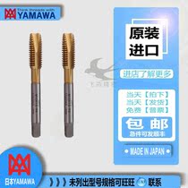 YAMawa with cobalt high-speed steel M1 6M2 5M3M4M5M6M8M10M12 5M3M4M5M6M8M10M12 M16 steel with titanium plated first end wire cone