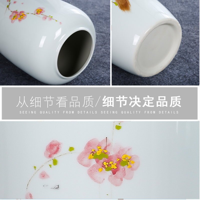 Jingdezhen ceramic hotel villa covers large vases, the sitting room porch flower flower decoration flower arranging furnishing articles