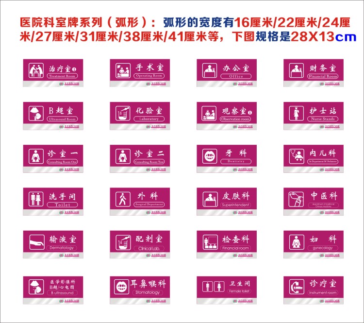 铝合金烤漆医院科室牌门牌病房牌床头牌去向牌楼层索引牌定做促销