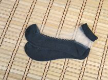 Long six-time new linen crystal silk socks summer deodorant linen socks womens summer linen socks