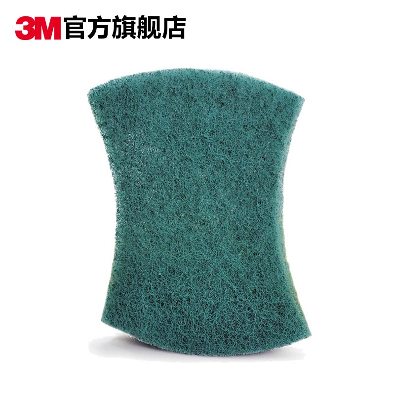 3M 思高超洁净百洁布5片装灵巧型洗碗布刷碗布不沾油去污海绵抹布产品展示图2