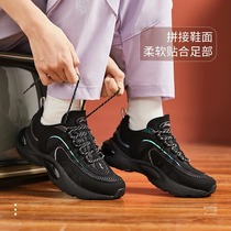 Li Ning V8 running shoes men and women New York Fashion Week catwalk cloud shock absorption couple retro sports running shoes ARHP093