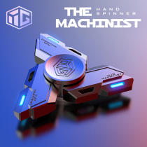 Fingertip gyro luminous metal alloy super long time luminous finger decompression decompression artifact