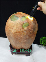 Value window opening Jade natural stone Xiuyan jade stone town house feng shui gift ornamental stone collection