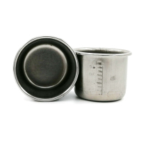 Stainless steel small medicine cup dosing cup 40ML scale measuring cup 201304 anti-iodine