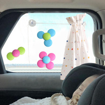 Baby dining table chair car sucker swirl musician rotate baby leaf eating car reassuring toys