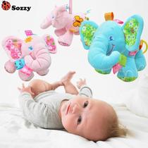 Cute Elephant Crib Hanging Rattles Doll Paparazzi to hang 01-year-old newborn baby puzzle appeasement toy