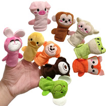 Childrens storytelling game Animals fingers Puppets Kindergarten Parent-child Interaction Hands occasionally Appeasing Dolls