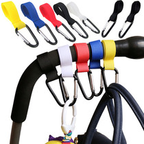 Baby stroller accessories Metal buckle hook Stroller umbrella car Velcro Metal hanging buckle Baby toy anti-drop ring