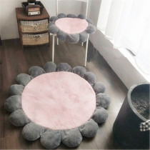 Han Prints round sun Flowers Ground Mat College Student Dormitory Seat Cushion Home Residence Decoration Plush Carpet Mat