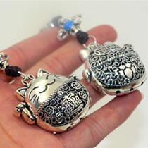 Tibet Personality Ornament Tricks cat hangover pendant pendant bag pendant car hanging for car hanging for men and women lovers