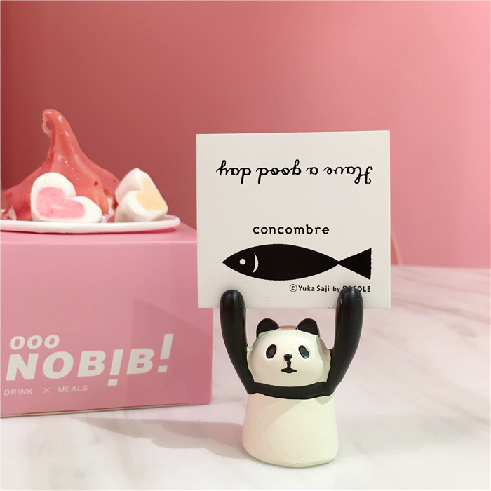 girl heart cute creative ceramic piggy frog message clip note clip business card clip photo clip decorative ornaments