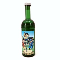 Japanese single One Piece animation peripheral wine bottle shape water cup thief cup plastic cup is suitable for decoration