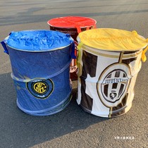 Export childrens car gun toy clothing multi-functional folding oil barrel storage box light and durable dustproof super large capacity