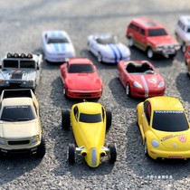 Foreign trade tail single slightly flawed childrens plastic toy car can run without battery cable and inertia simulation car model