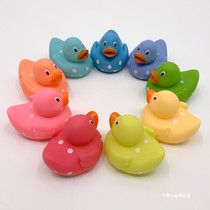 Exported to the United States childrens colorful rubber duckling toys color numbers baby cognition cute ornaments odorless