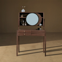 Dressing table modern simple small apartment dressing table storage cabinet solid wood bedroom dressing cabinet Nordic simple makeup table