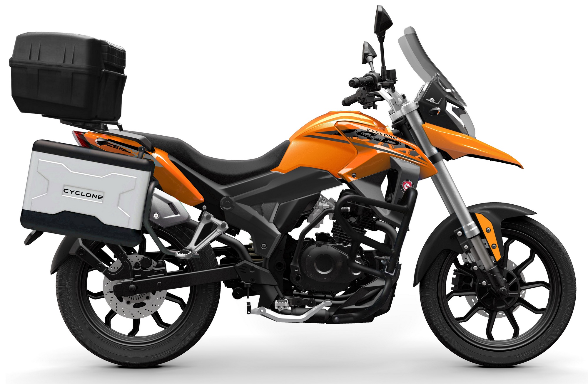 宗申赛科龙rx1豪华型 智能检测设备三箱py200电喷正品休旅摩托车