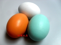 Childrens Fun House toys wooden simulation eggs duck eggs white kindergarten baby cognitive early education Enlightenment