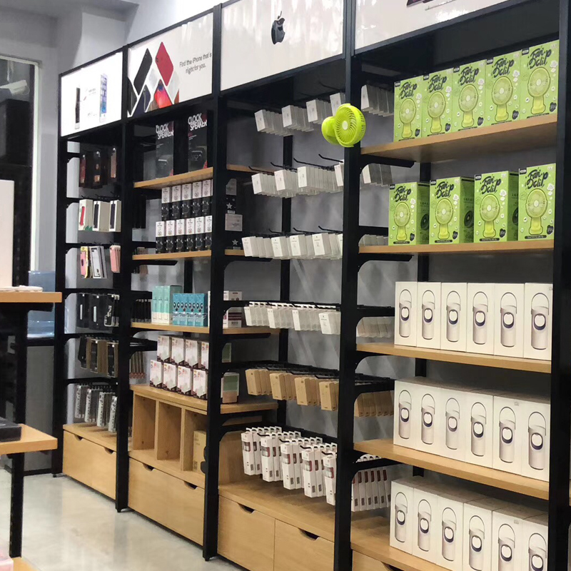 柜展架货架手机配件展示架装修的好坏是指我们的墙面要刷的五颜六色