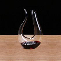 Wine glass set Goblet U decanter Household set Bordeaux wine glass Slobber crystal decanter