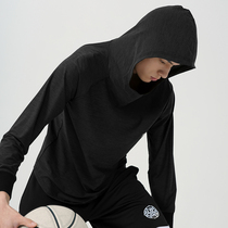 UZIS quick-drying hoodie running sports basketball fitness training men loose sweat sunscreen clothing long sleeve shooting suit