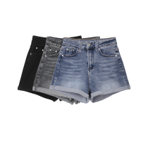 DESIGNER PLUS Jeans High Waist Loose Shorts Woman Summer Thin with casual broadleg Lean Hot Girl Super Shorts