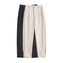 Designer Plus white tweed pants children autumn and winter tide ins slim joypipe pants Harlan grandma pants