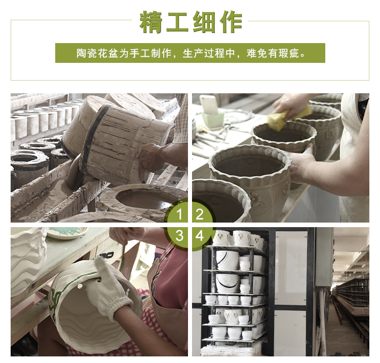 The Random eight flowerpot ceramics with tray was special offer a clearance meat meat other creative plant individual character small fleshy flower pot