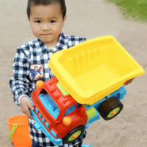 Summer childrens oversized ATV toy set Beach play water bath Dig sand play sand tools Sand shovel Sand hourglass