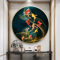 Cross embroidered 2021 new line embroidered small piece living room bedroom restaurant Xuanguan himself embroidered handmade chaitou kyu