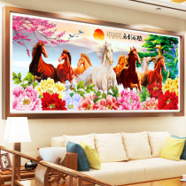 Mona Lisa Cross embroidered 2021 lines embroidered new living room scenery Eight Jun Tuma to successful minimalist modern