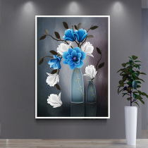 Mona Lisa Cross embroidered 2021 new line embroidered minimalist modern small bedroom flower small pieces themselves embroidered