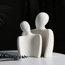 Modern minimalist Abstract Lovers figure swing piece Home Residence Ornament Living Room Genguan Newlywed Gift Jo Relocation New Residence Gift