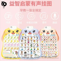 Picture book Hanging picture Baby child literacy Childrens letter flip chart Audio Infant literacy table Learning pinyin numbers