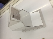 Transparent plastic plate PC plate acrylic transparent PVC plate processing zero cut engraving punching bending milling groove