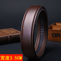Non-buckle belt male automatic buckle business young and middle-aged 3 03 5 without belt