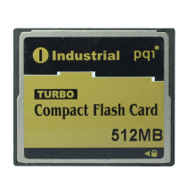 PQI Stiffness CF 512M Wide Temperature Industrial Grade Memory Card CNC Numerical Control Machine Router CF Card With Lock