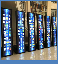 Intelligent Waterfall Streaming Electronic Library Loan Reading Reporter Touch Screen Magazine Book Digital Self-service Borrowing and reading machine