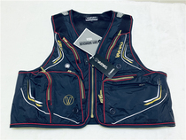 Japans Baribas new black red multifunction multi-pocket versatile four-season fishing waistcoat