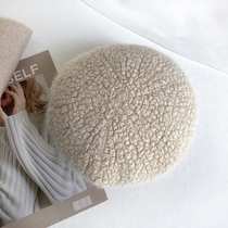 Wool beret female retro autumn and winter Korean version of Japanese Joker painter hat plush cute winter bud hat tide