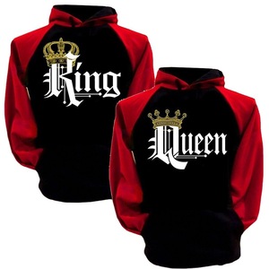 2020 foreign trade new Amazon popular couple wear queen king printed Hoodie