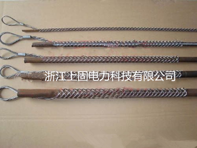 电缆拉网钢丝网套电力电缆中间牵引网套